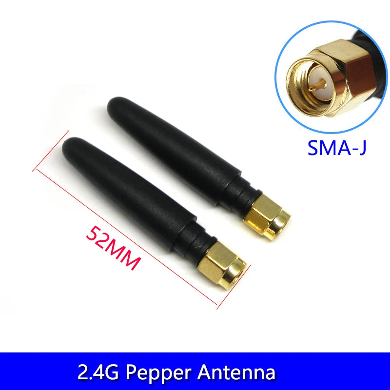 2.4ghz WIFI Antenna SMA Male Router Bluetooth Antennas Wireless Module 2.4g Antena External Aerial RP-SMA-J spring