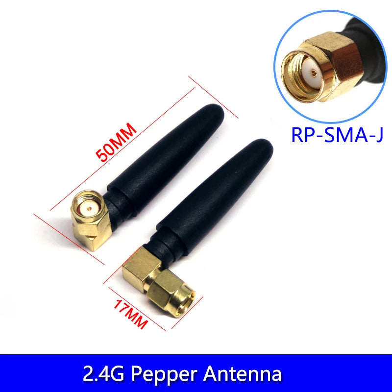 2.4ghz WIFI Antenna SMA Male Router Bluetooth Antennas Wireless Module 2.4g Antena External Aerial RP-SMA-J spring