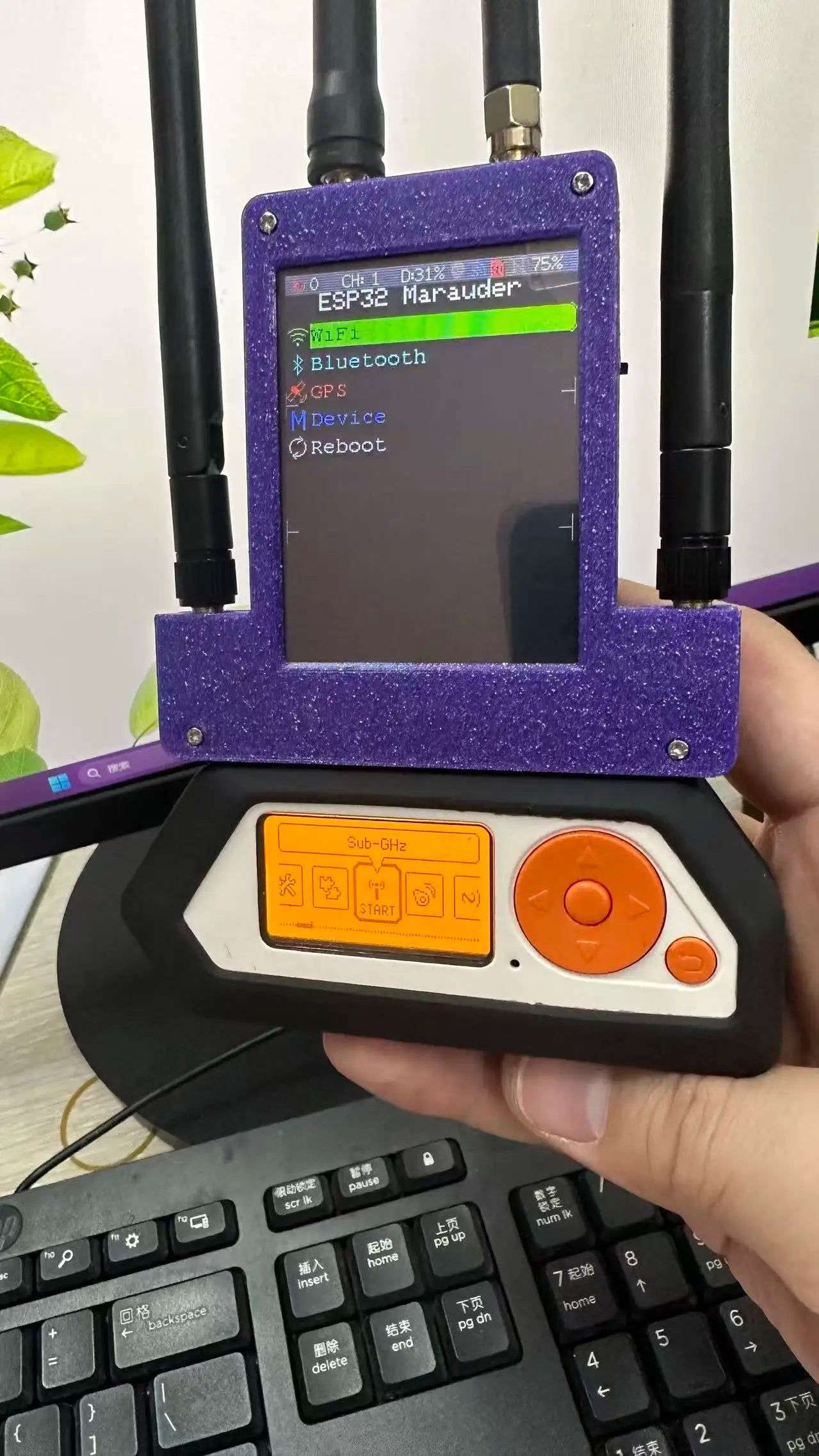 ESP32-C5 Marauder  & Working with Flipper Zero