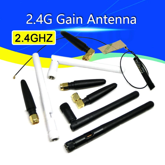 2.4ghz WIFI Antenna SMA Male Router Bluetooth Antennas Wireless Module 2.4g Antena External Aerial RP-SMA-J spring