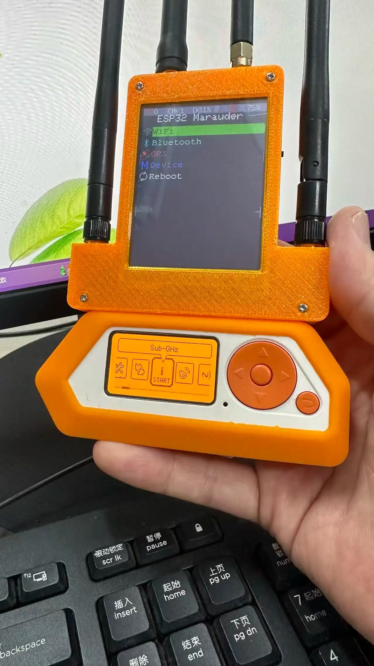 ESP32-C5 Marauder  & Working with Flipper Zero